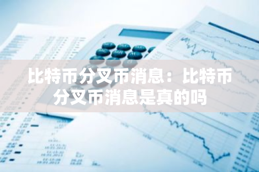 比特币分叉币消息：比特币分叉币消息是真的吗-第1张图片-智财锋资讯网