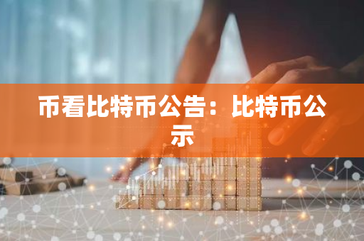 币看比特币公告：比特币公示