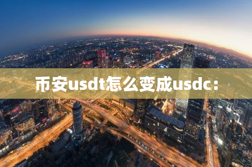 币安usdt怎么变成usdc：