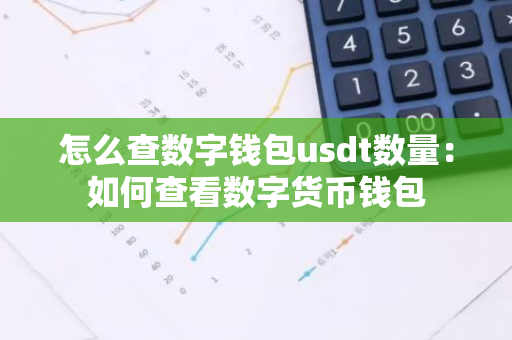 怎么查数字钱包usdt数量：如何查看数字货币钱包