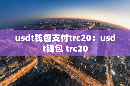usdt钱包支付trc20：usdt钱包 trc20-第1张图片-智财锋资讯网