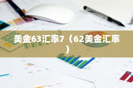 美金63汇率7(62美金汇率)-第1张图片-智财锋资讯网 美金63汇率7(62美金汇率)-第1张图片-智财锋资讯网