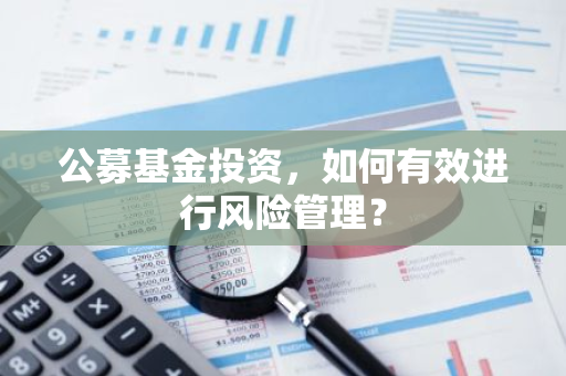 公募基金投资，如何有效进行风险管理？-第1张图片-智财锋资讯网