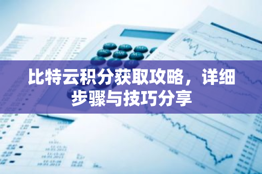 比特云积分获取攻略，详细步骤与技巧分享-第1张图片-智财锋资讯网