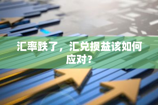汇率跌了，汇兑损益该如何应对？-第1张图片-智财锋资讯网