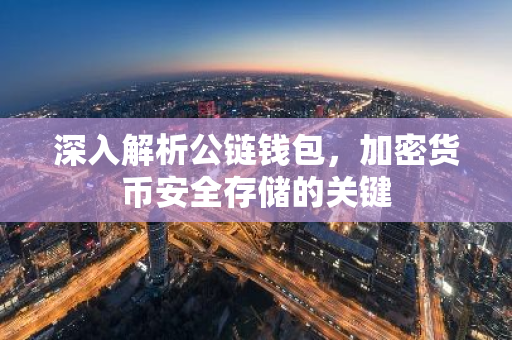 深入解析公链钱包,加密货币安全存储的关键-第1张图片-智财锋资讯网 深入解析公链钱包,加密货币安全存储的关键-第1张图片-智财锋资讯网