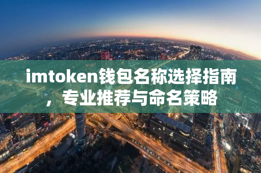 imtoken钱包名称选择指南，专业推荐与命名策略-第1张图片-智财锋资讯网