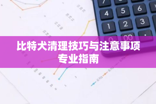 比特犬清理技巧与注意事项专业指南-第1张图片-智财锋资讯网 比特犬清理技巧与注意事项专业指南-第1张图片-智财锋资讯网