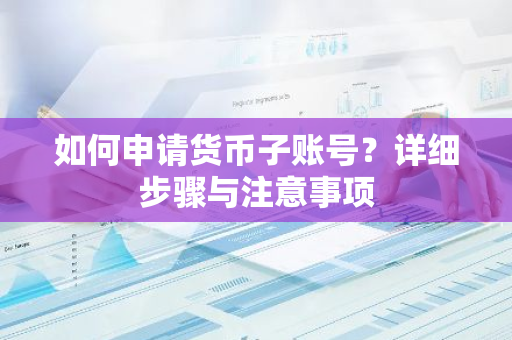 如何申请货币子账号？详细步骤与注意事项-第1张图片-智财锋资讯网
