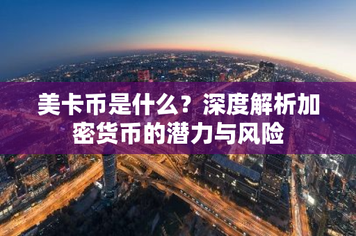 美卡币是什么？深度解析加密货币的潜力与风险