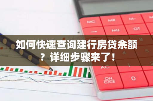 如何快速查询建行房贷余额？详细步骤来了！-第1张图片-智财锋资讯网