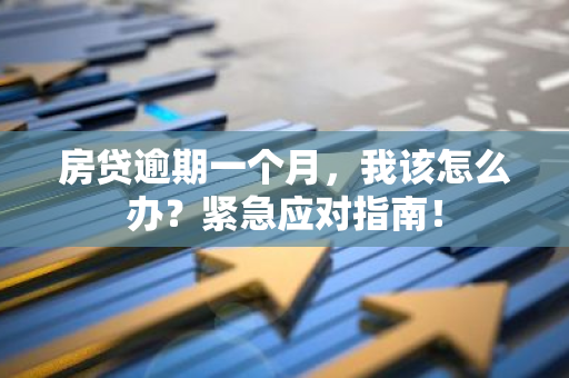房贷逾期一个月，我该怎么办？紧急应对指南！-第1张图片-智财锋资讯网