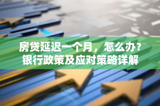 房贷延迟一个月，怎么办？银行政策及应对策略详解-第1张图片-智财锋资讯网