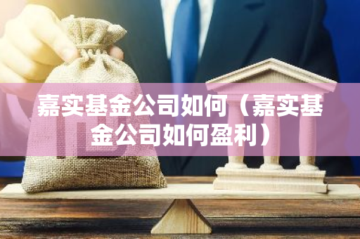 嘉实基金公司如何(嘉实基金公司如何盈利)-第1张图片-智财锋资讯网 嘉实基金公司如何(嘉实基金公司如何盈利)-第1张图片-智财锋资讯网