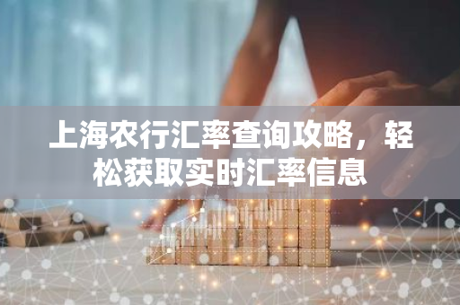 上海农行汇率查询攻略,轻松获取实时汇率信息-第1张图片-智财锋资讯网 上海农行汇率查询攻略,轻松获取实时汇率信息-第1张图片-智财锋资讯网