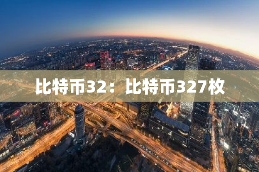比特币32：比特币327枚-第1张图片-智财锋资讯网