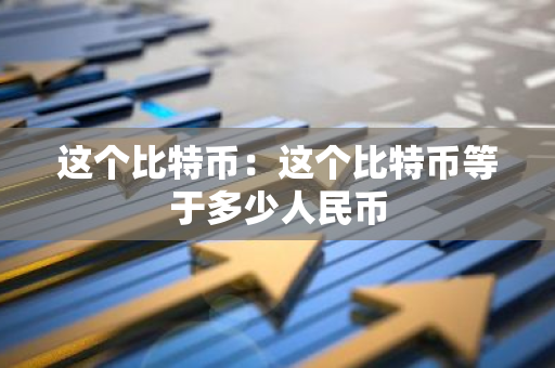 这个比特币：这个比特币等于多少人民币