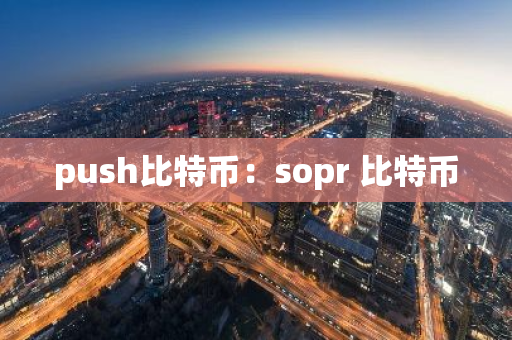 push比特币：sopr 比特币-第1张图片-智财锋资讯网