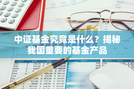 中证基金究竟是什么？揭秘我国重要的基金产品