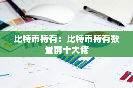 比特币持有:比特币持有数量前十大佬-第1张图片-智财锋资讯网 比特币持有:比特币持有数量前十大佬-第1张图片-智财锋资讯网