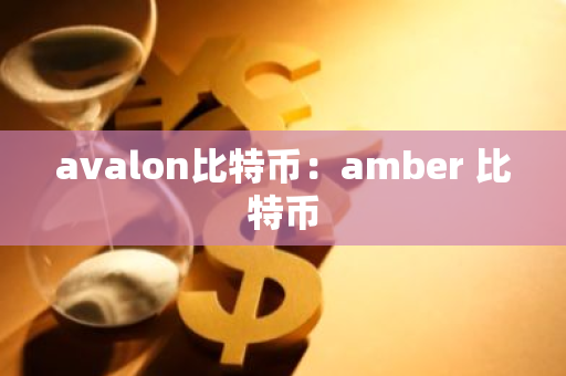 avalon比特币：amber 比特币