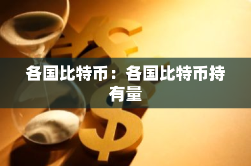 各国比特币：各国比特币持有量