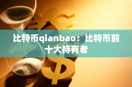 比特币qianbao：比特币前十大持有者-第1张图片-智财锋资讯网