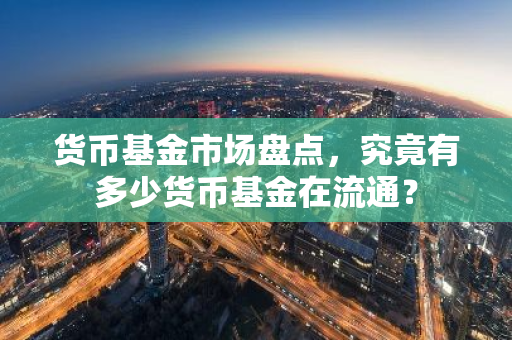 货币基金市场盘点,究竟有多少货币基金在流通?-第1张图片-智财锋资讯网 货币基金市场盘点,究竟有多少货币基金在流通?-第1张图片-智财锋资讯网