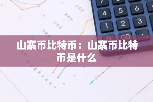 山寨币比特币：山寨币比特币是什么-第1张图片-智财锋资讯网