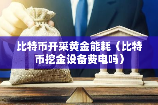 比特币开采黄金能耗（比特币挖金设备费电吗）