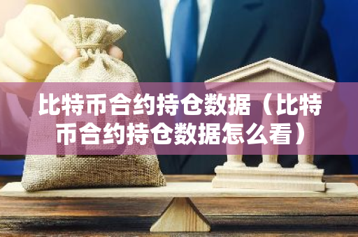 比特币合约持仓数据（比特币合约持仓数据怎么看）