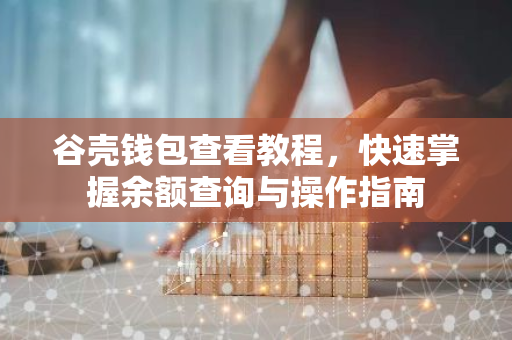 谷壳钱包查看教程,快速掌握余额查询与操作指南-第1张图片-智财锋资讯网 谷壳钱包查看教程,快速掌握余额查询与操作指南-第1张图片-智财锋资讯网