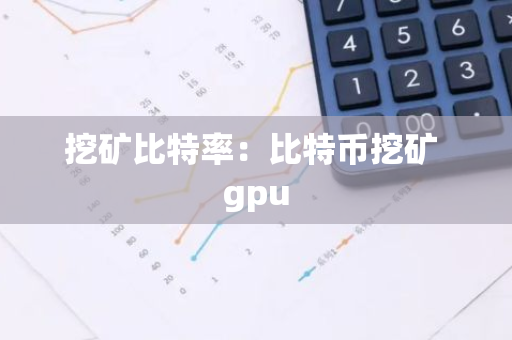 挖矿比特率:比特币挖矿 gpu-第1张图片-智财锋资讯网 挖矿比特率:比特币挖矿 gpu-第1张图片-智财锋资讯网