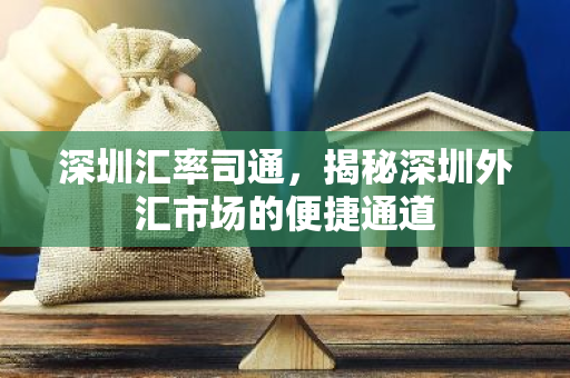深圳汇率司通，揭秘深圳外汇市场的便捷通道