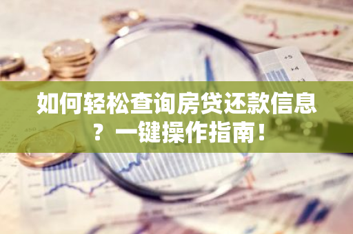 如何轻松查询房贷还款信息？一键操作指南！