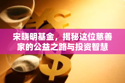 宋晓明基金，揭秘这位慈善家的公益之路与投资智慧