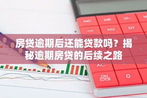 房贷逾期后还能贷款吗？揭秘逾期房贷的后续之路