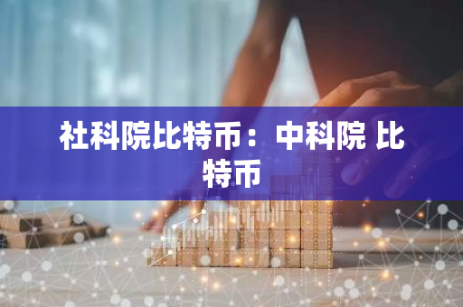社科院比特币：中科院 比特币-第1张图片-智财锋资讯网