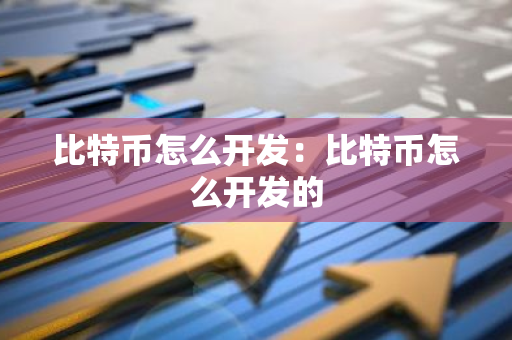 比特币怎么开发：比特币怎么开发的-第1张图片-智财锋资讯网