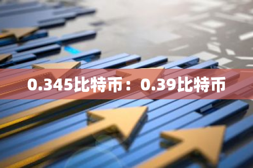 0.345比特币：0.39比特币