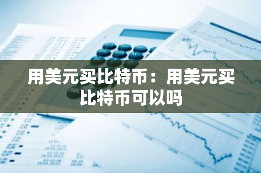 用美元买比特币：用美元买比特币可以吗-第1张图片-智财锋资讯网