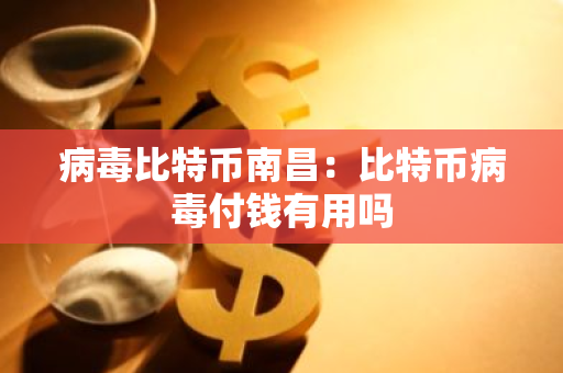 病毒比特币南昌：比特币病毒付钱有用吗