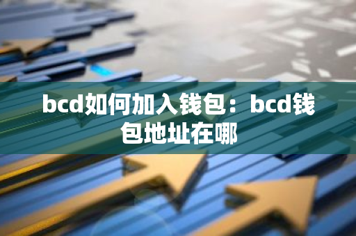 bcd如何加入钱包：bcd钱包地址在哪-第1张图片-智财锋资讯网