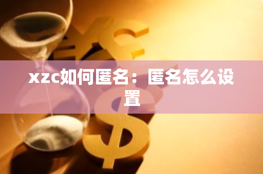 xzc如何匿名：匿名怎么设置