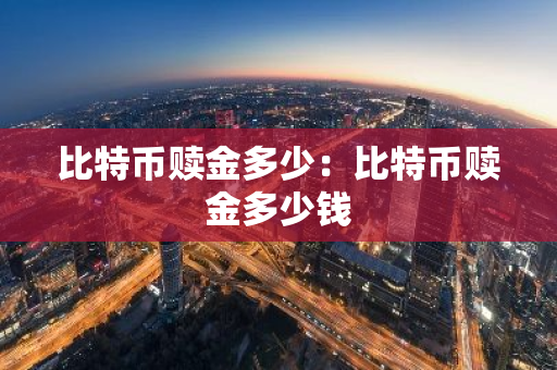 比特币赎金多少：比特币赎金多少钱-第1张图片-智财锋资讯网