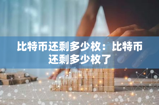 比特币还剩多少枚：比特币还剩多少枚了