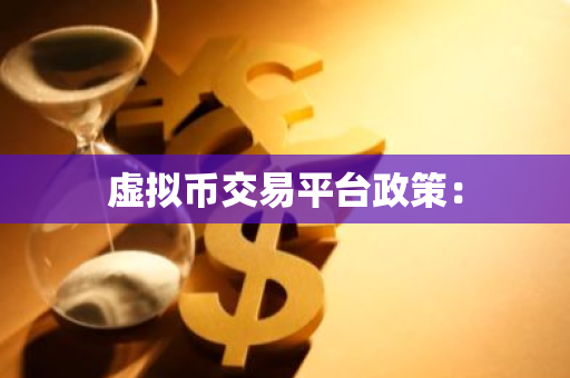 虚拟币交易平台政策：