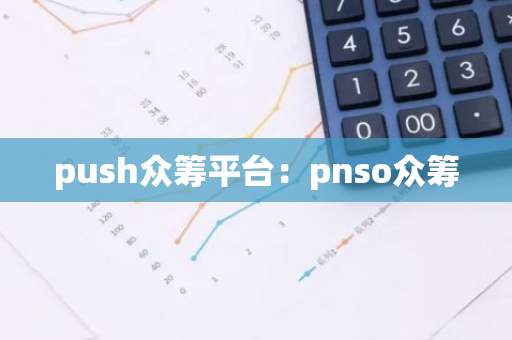 push众筹平台：pnso众筹