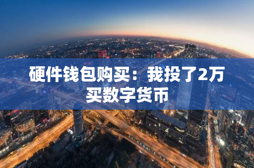 硬件钱包购买：我投了2万买数字货币-第1张图片-智财锋资讯网