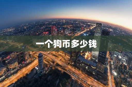 一个狗币多少钱-第1张图片-智财锋资讯网